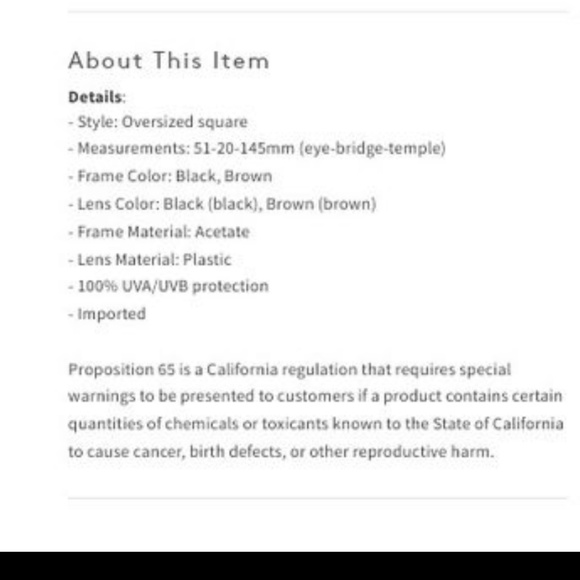 ELIZABETH and JAMES Rae 51mmSquare Sunglasses - Picture 8 of 8